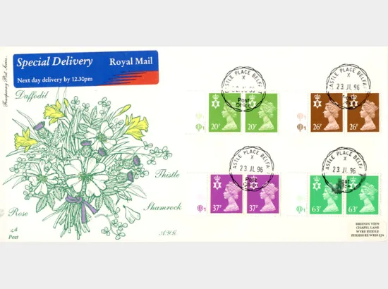 Northern Ireland 20p, 26p, 37p, 63p