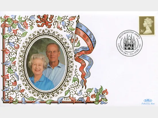 Window: Gold Definitives: 10 x 1st