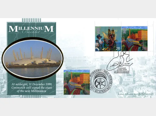 Window: Pilgrim Fathers & Mill Town