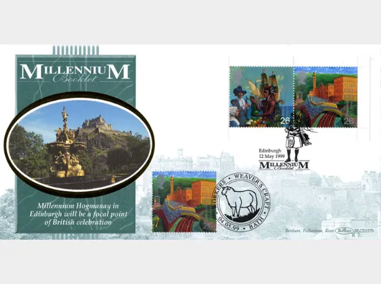 Window: Pilgrim Fathers & Mill Town