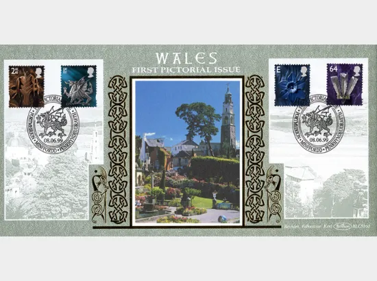 Wales 2nd, 1st, E, 64p