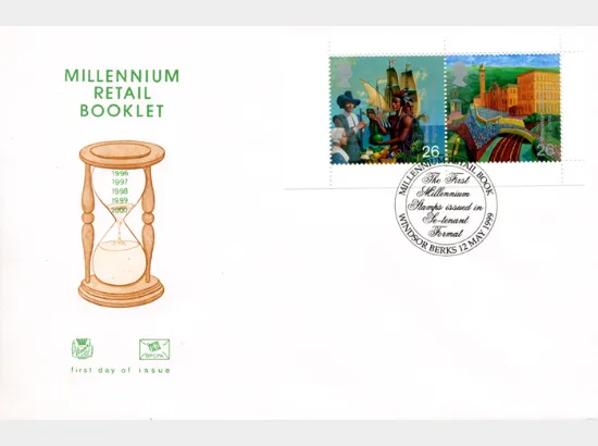 Window: Pilgrim Fathers & Mill Town