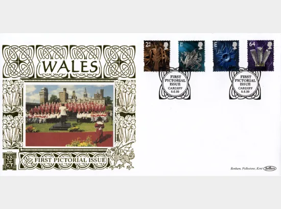 Wales 2nd, 1st, E, 64p