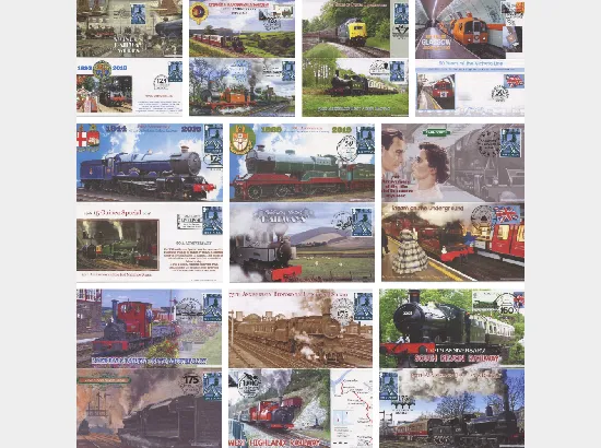 collection of 24 railway covers