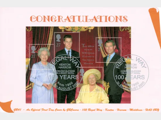 Queen Mother: Miniature Sheet