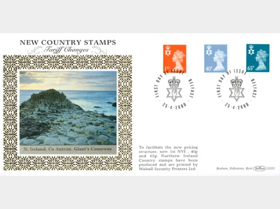 Northern Ireland 1st 40p & 65p