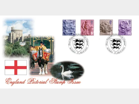 England 2nd, 1st, E, 65p