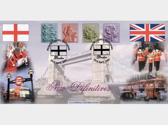 England 2nd, 1st, E, 65p