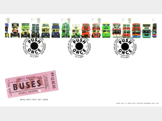 Double Decker Buses: Stamps