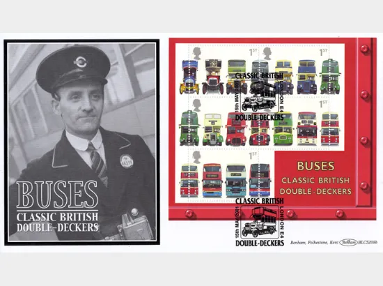 Double Decker Buses: Miniature Sheet