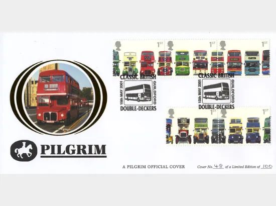 Double Decker Buses: Stamps