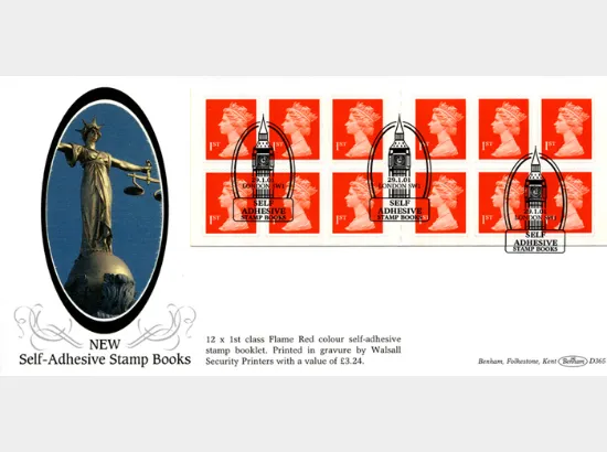 Self Adhesive: Matrix intact: 12 x 1st