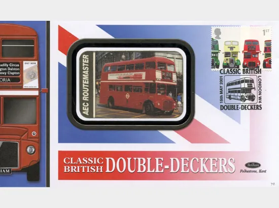 Double Decker Buses: Stamps
