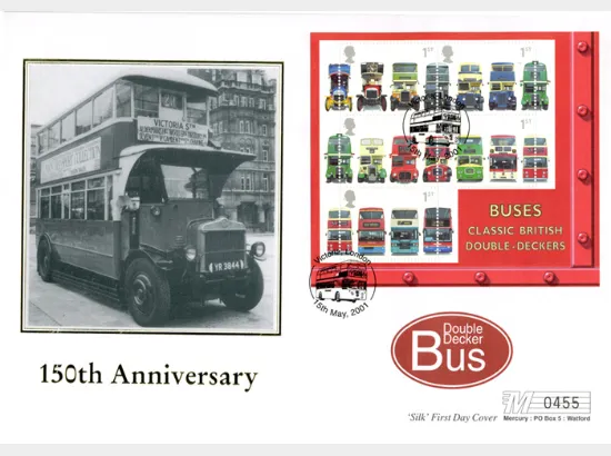 Double Decker Buses: Miniature Sheet