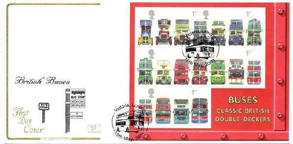 Double Decker Buses: Miniature Sheet