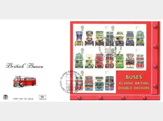 Double Decker Buses: Miniature Sheet