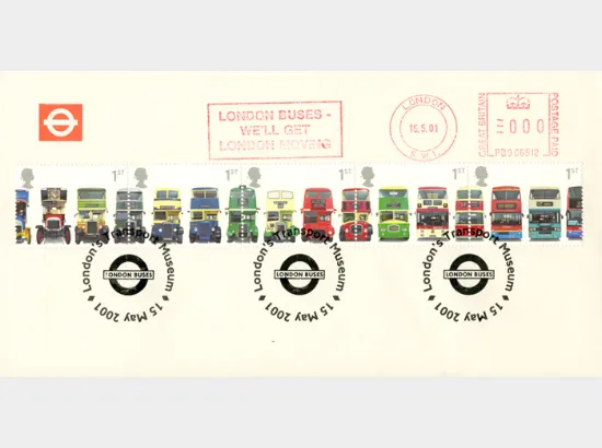 Double Decker Buses: Stamps