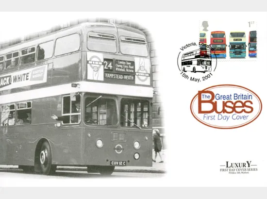 Double Decker Buses: Stamps