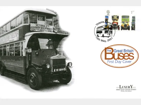 Double Decker Buses: Stamps