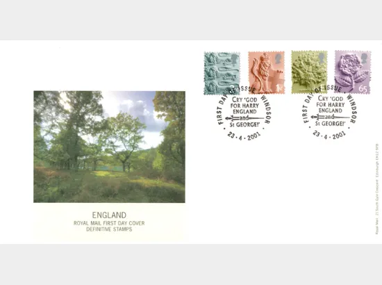 England 2nd, 1st, E, 65p