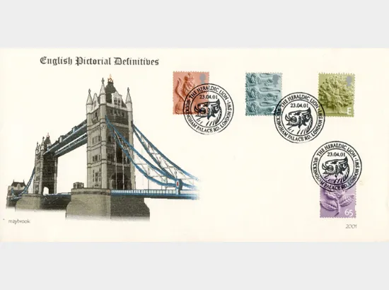 England 2nd, 1st, E, 65p