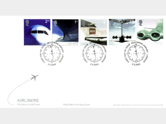 Airliners: Stamps
