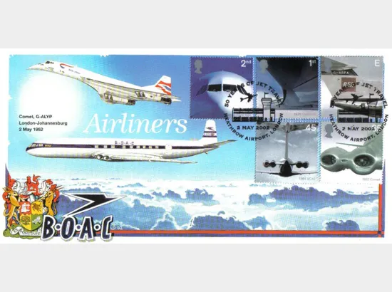 Airliners: Stamps