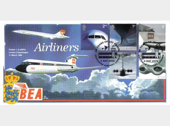 Airliners: Stamps