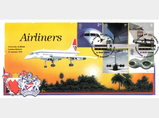 Airliners: Stamps