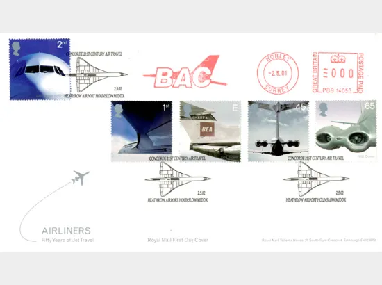 Airliners: Stamps