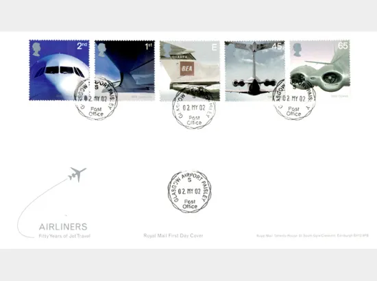 Airliners: Stamps