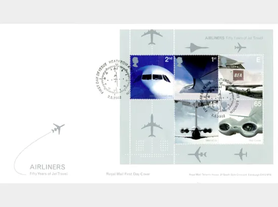 Airliners: Miniature Sheet