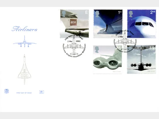 Airliners: Stamps