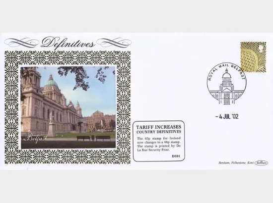 Northern Ireland 68p Vase Pattern