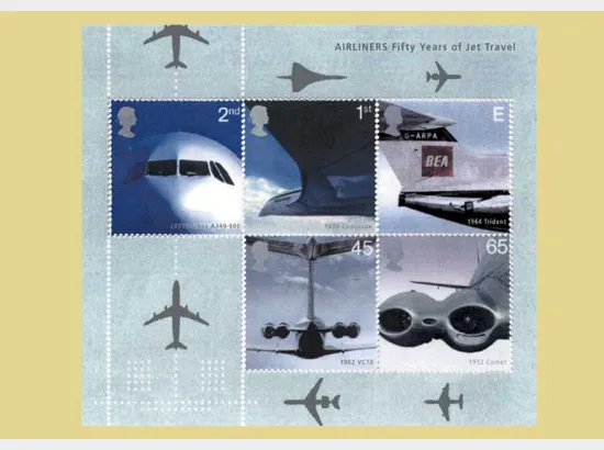 Airliners: Miniature Sheet