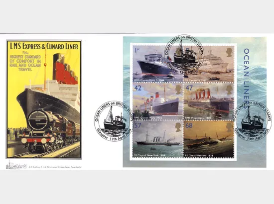 Ocean Liners: Miniature Sheet