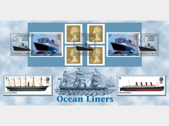 Self Adhesive: Ocean Liners