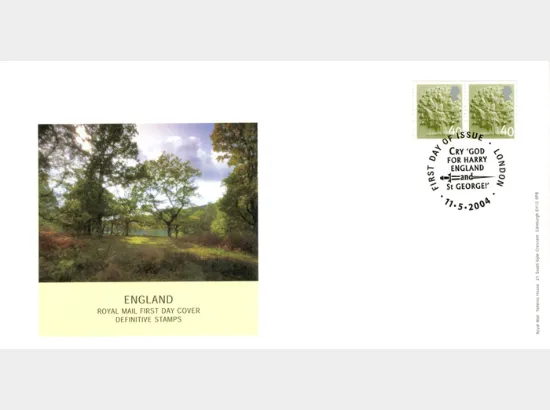 England 40p Oak Tree