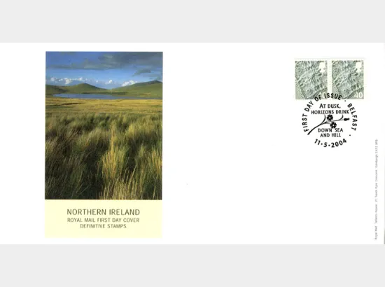 Northern Ireland 40p Linen Pattern