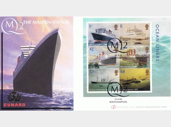 Ocean Liners: Miniature Sheet