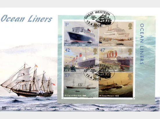 Ocean Liners: Miniature Sheet