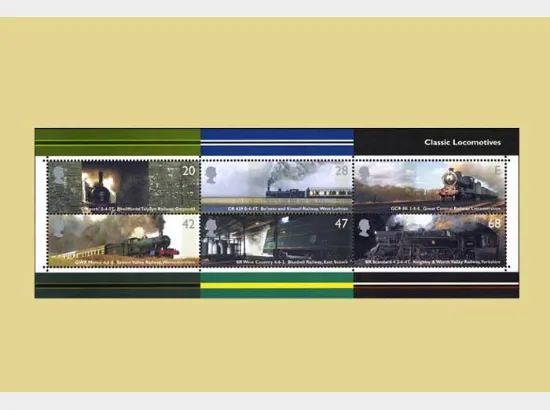 Classic Locomotives: Miniature Sheet