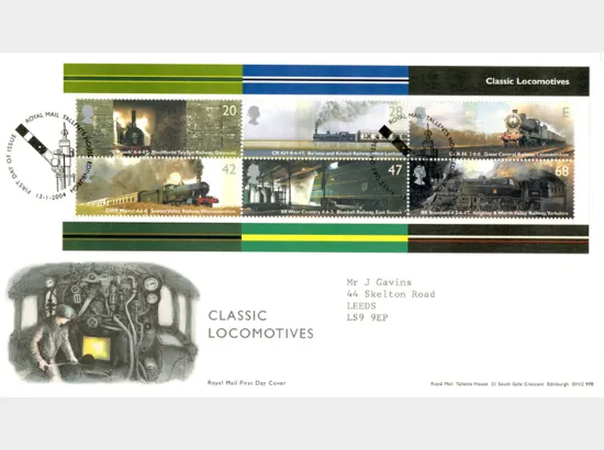 Classic Locomotives: Miniature Sheet