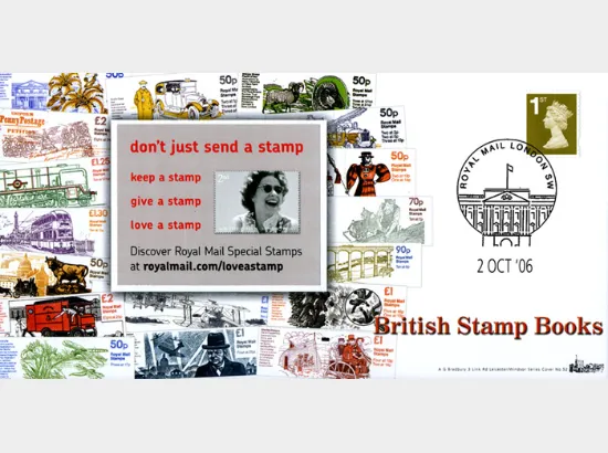 Self Adhesive: 6 x 1st Advert (Queen Stamp)