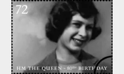 Queen's 80th Birthday: 72p