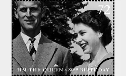 Queen's 80th Birthday: 72p