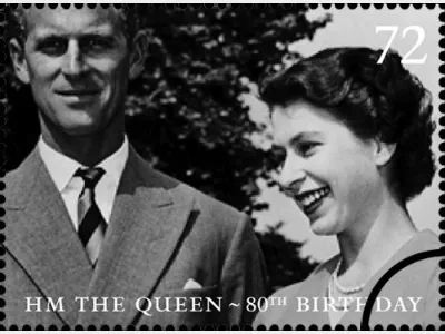 Queen's 80th Birthday: 72p