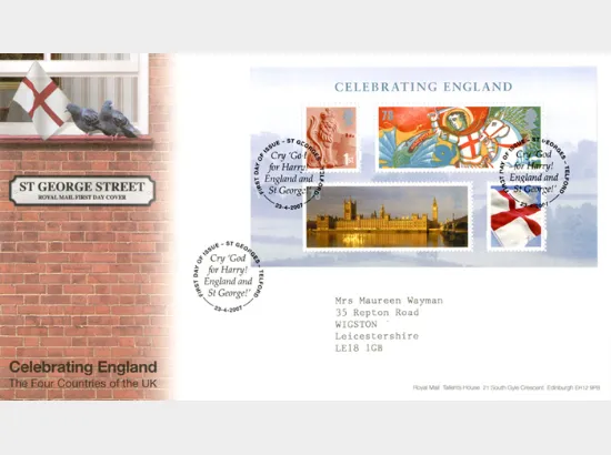 Celebrating England: Miniature Sheet