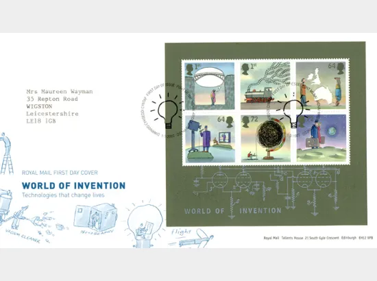 World of Invention: Miniature Sheet