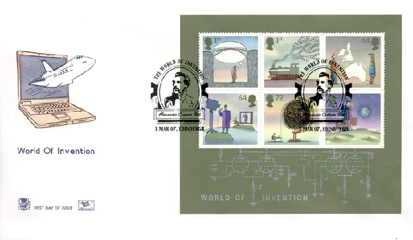 World of Invention: Miniature Sheet World of Invention: Miniature Sheet